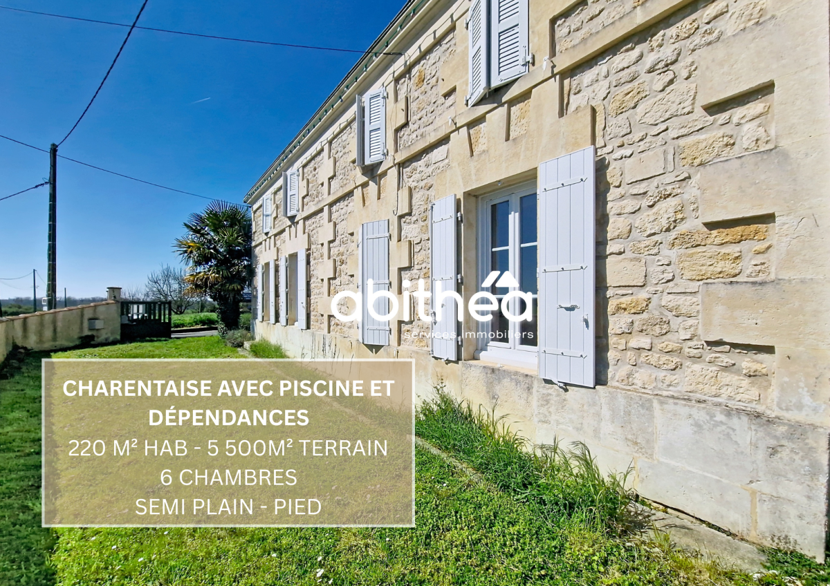Maison 7 pièces 220 m² · à Fléac-sur-Seugne · 220 m² · 299 500 €
