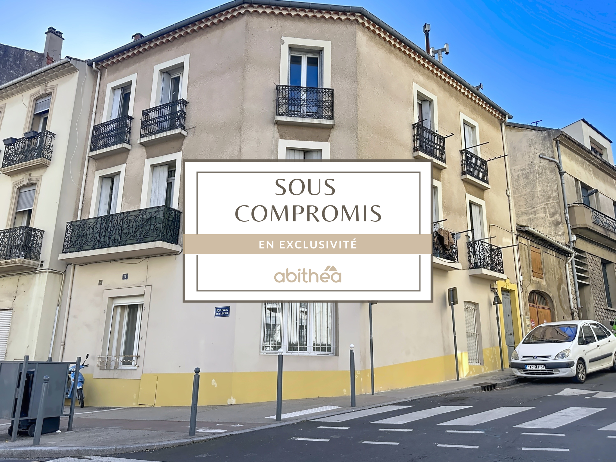 IMMEUBLE DE RAPPORT   220 m2   3 APPARTEMENTS   2 T3 + 1 T4   TERRASSE   CENTRE BÉZIERS   RENTABILITÉ +8 %